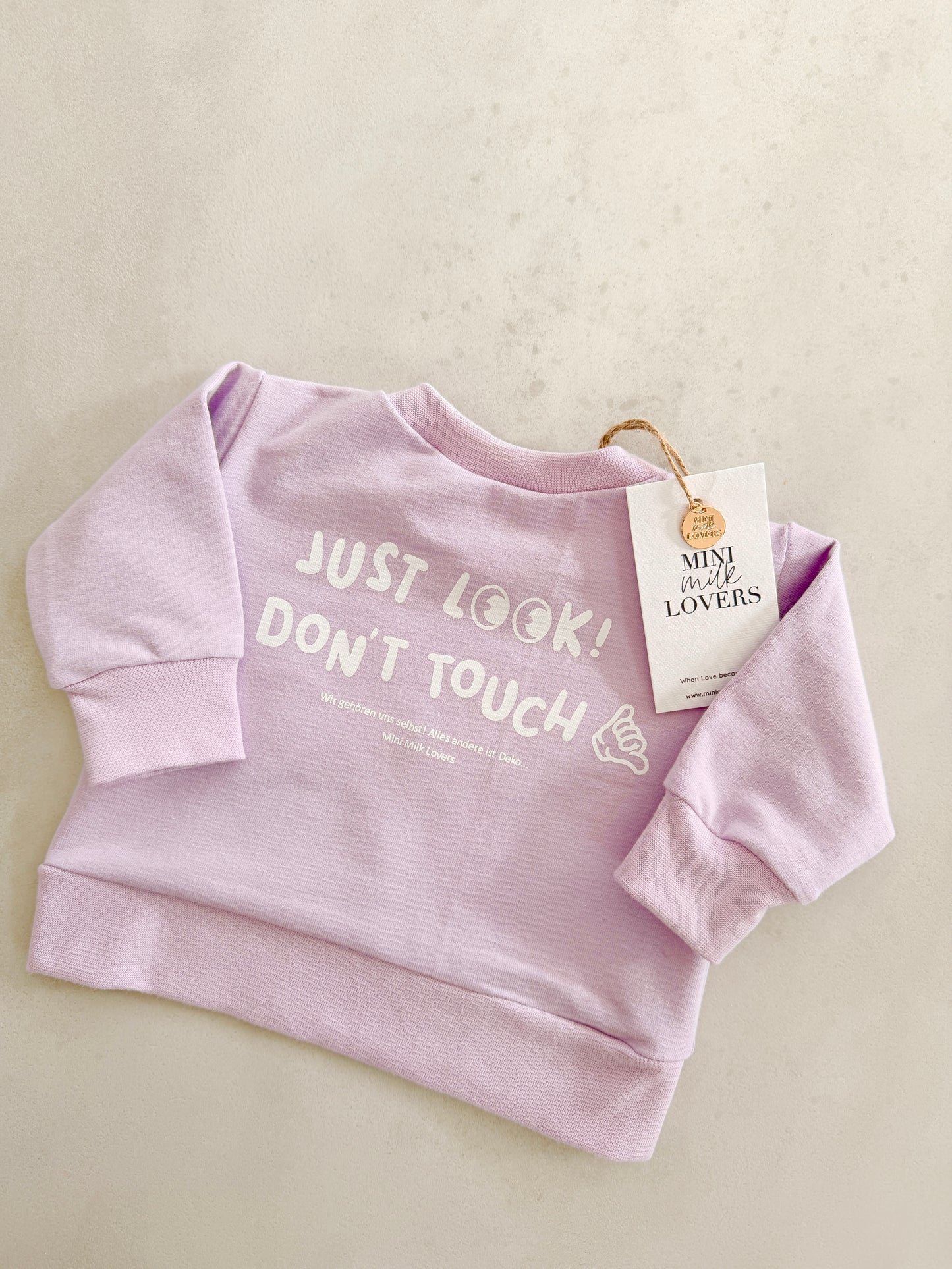 Just Look, Don´t Touch Sweater, Pullover, Flieder