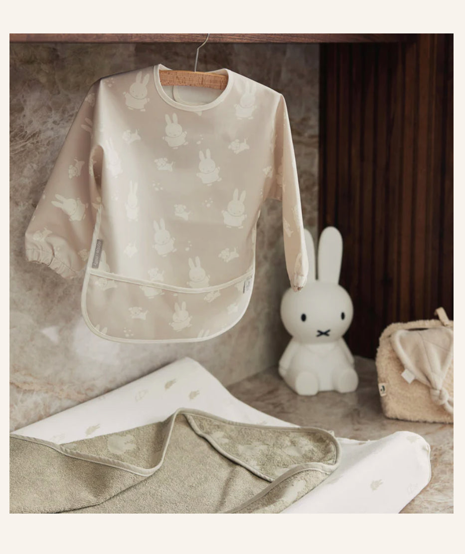 Waterproof bib, Miffy Nougat, Jollein