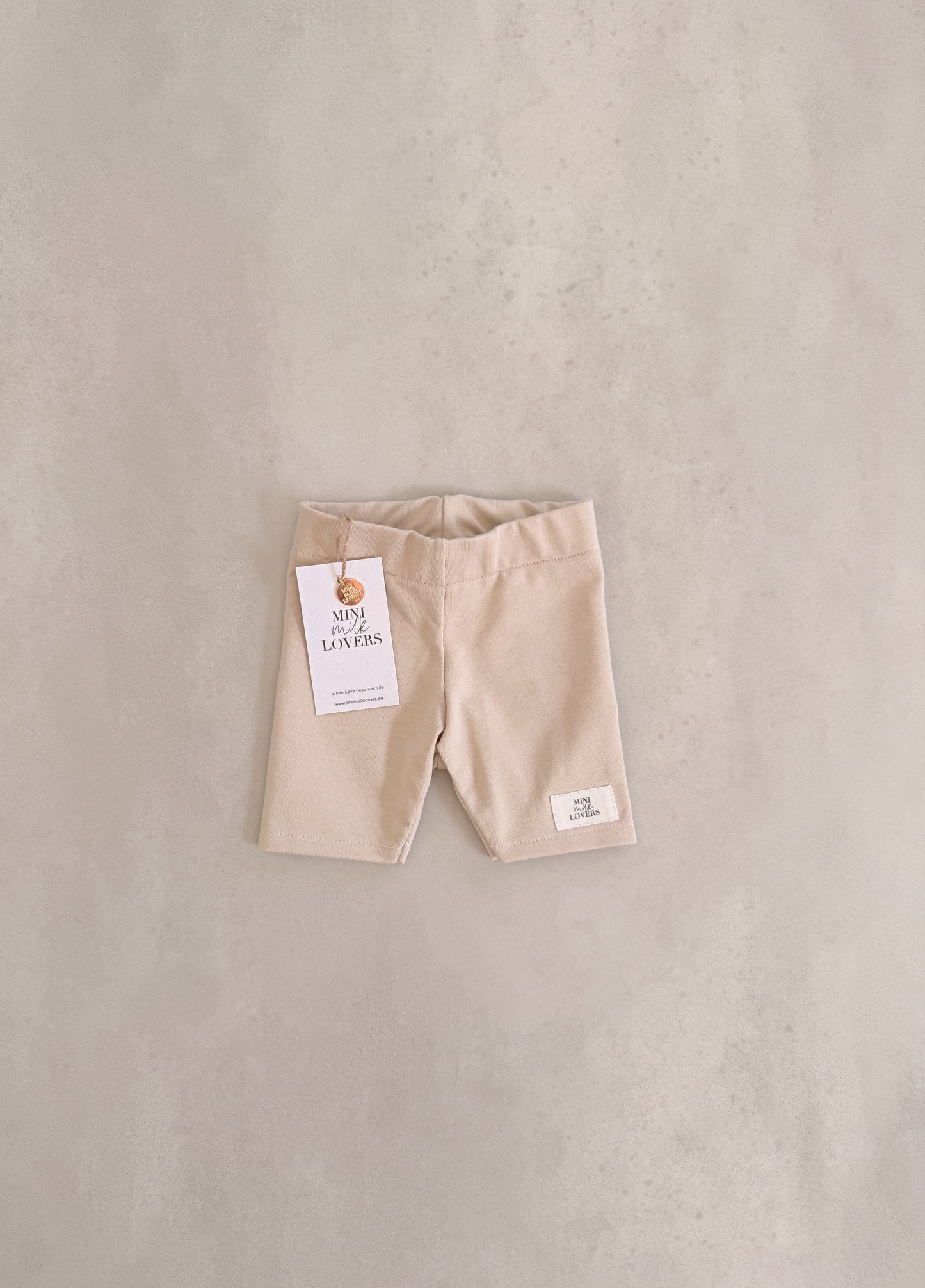 Beige Radler Hose, Leggings