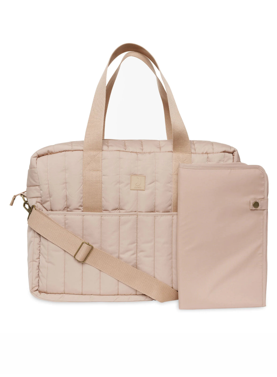 Puffed Moss Jollein diaper bag, Biscuit color