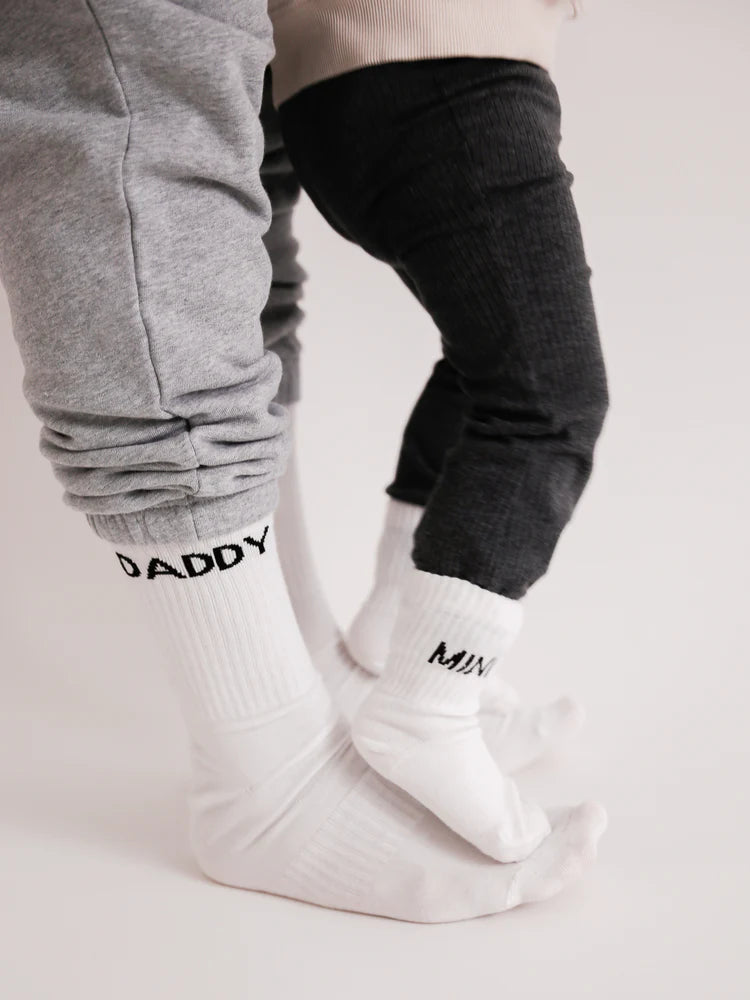Famvibes Daddy Socken Weiss