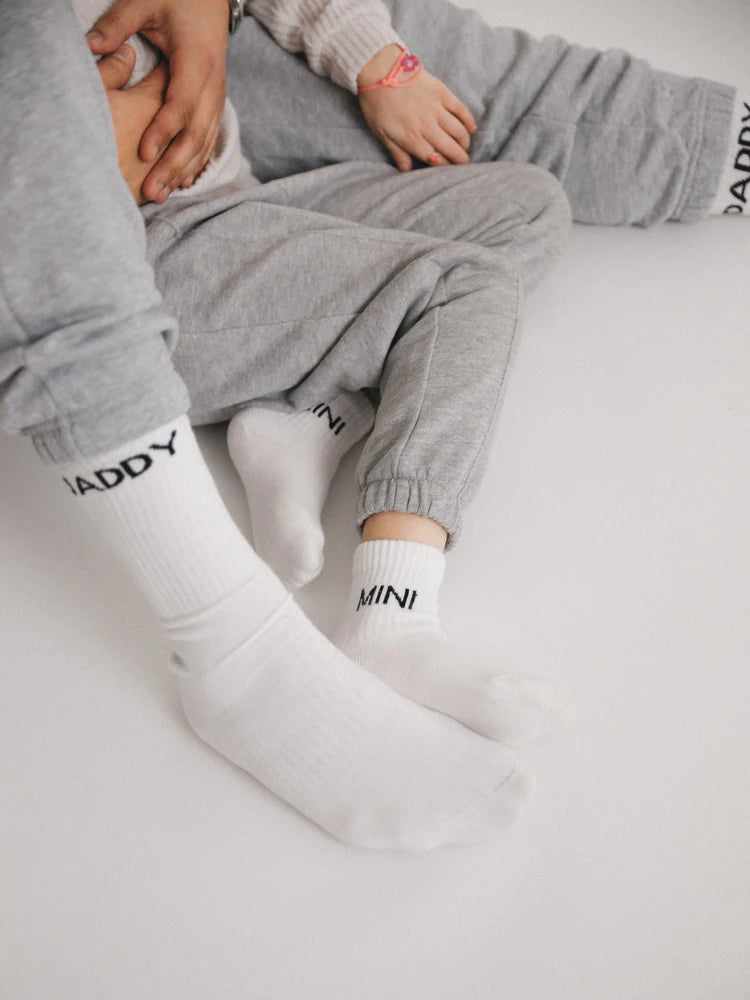 Famvibes Daddy Socken Weiss