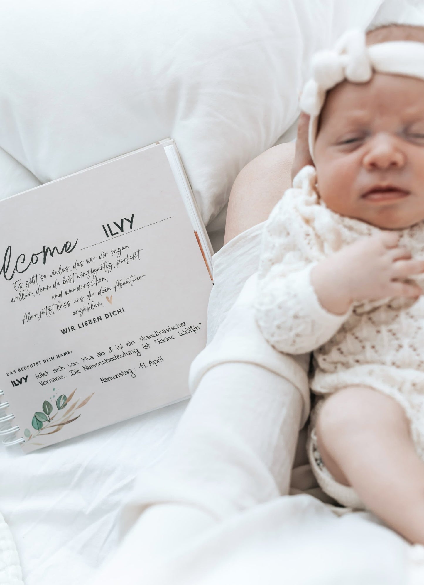 Hello Little One - Memory Album up to age 7 including milestone set