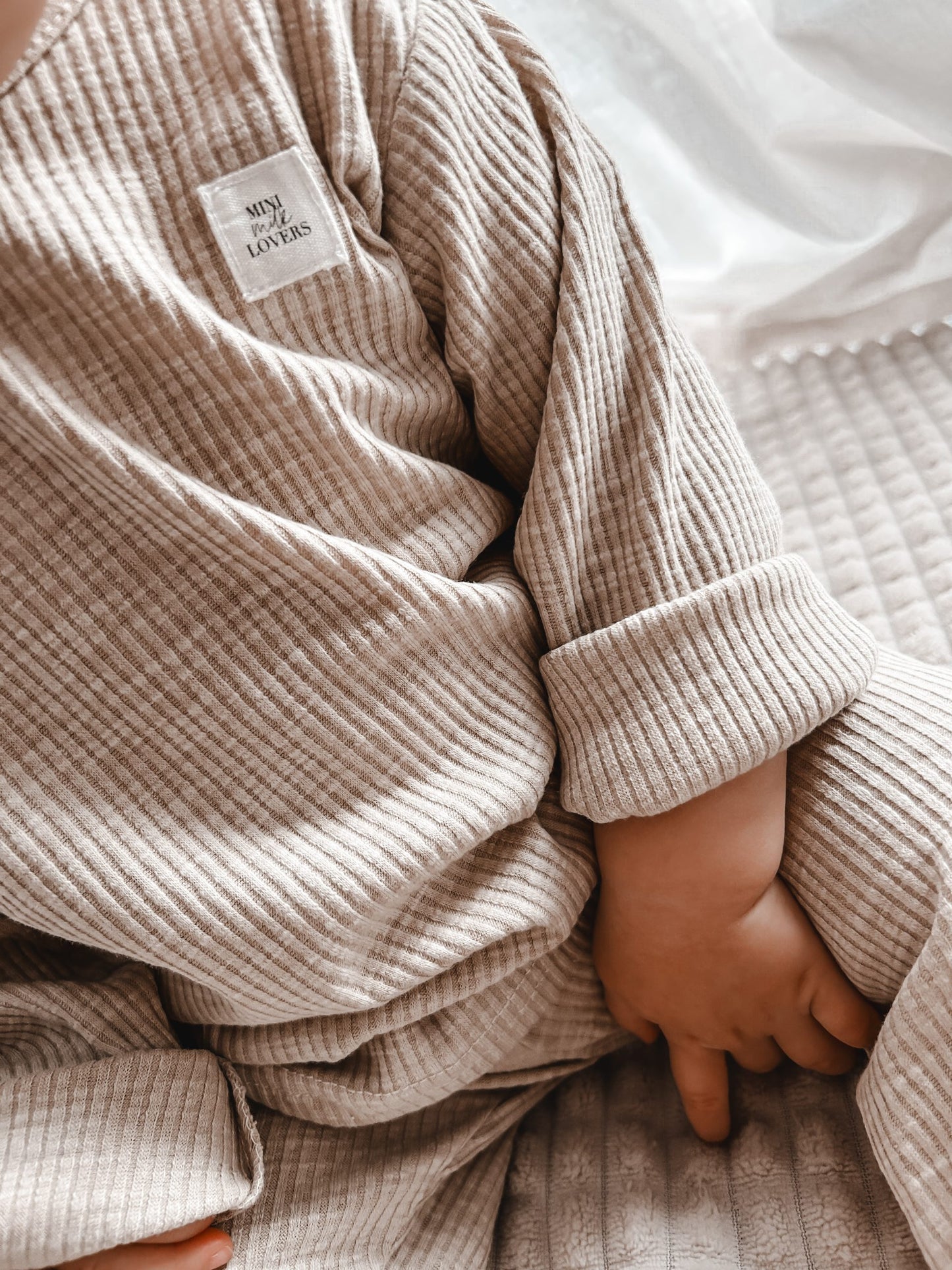 Gemütliches Home Outfit Beige