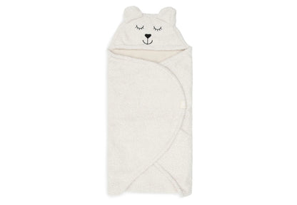 Einschlagdecke aus Bio Baumwolle, Bear Boucle für Maxi Cosi, Biscuit & Oatmeal