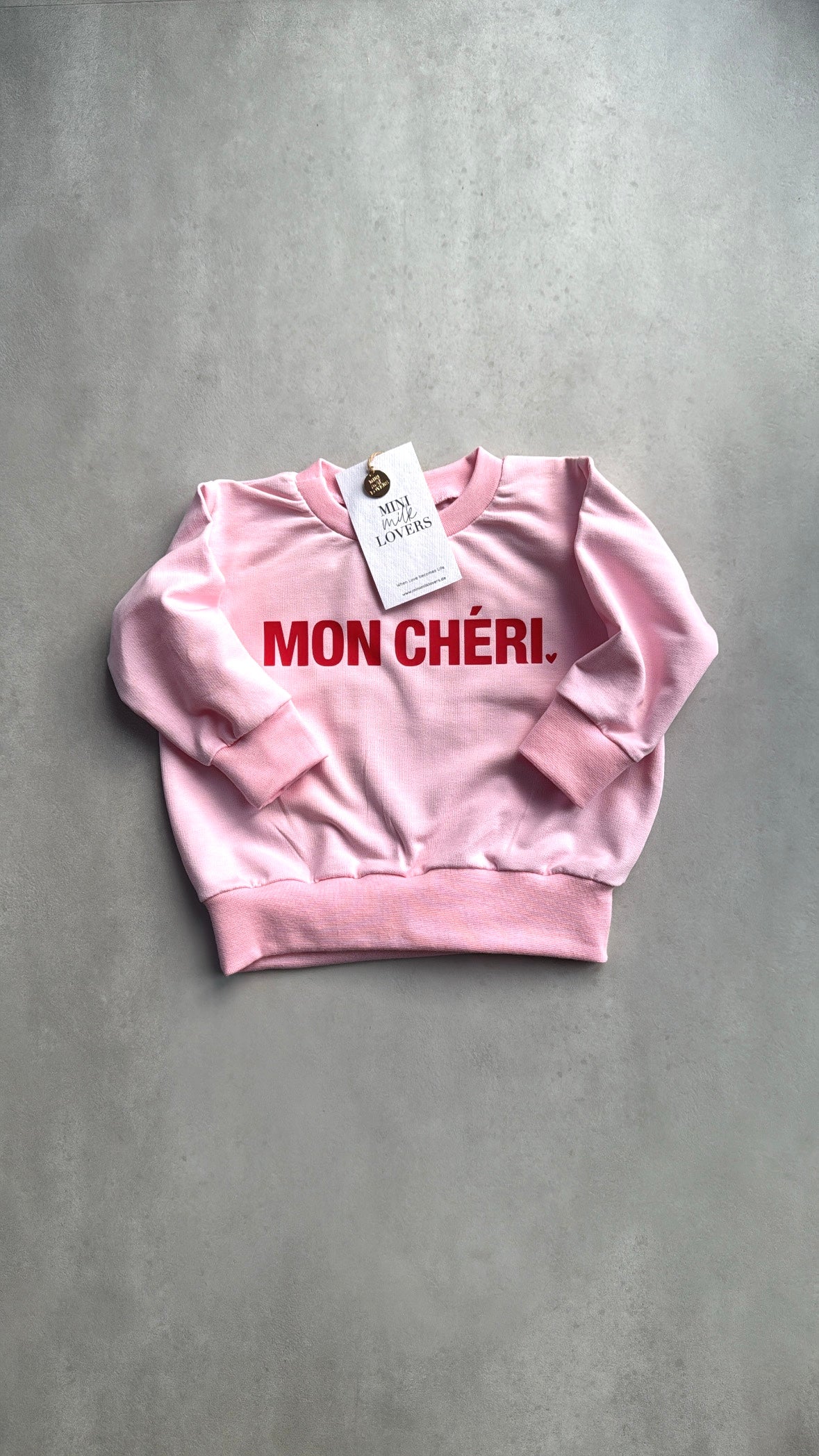 Mon Chèri - Mein Schatz Pullover in 5 Farben wählbar