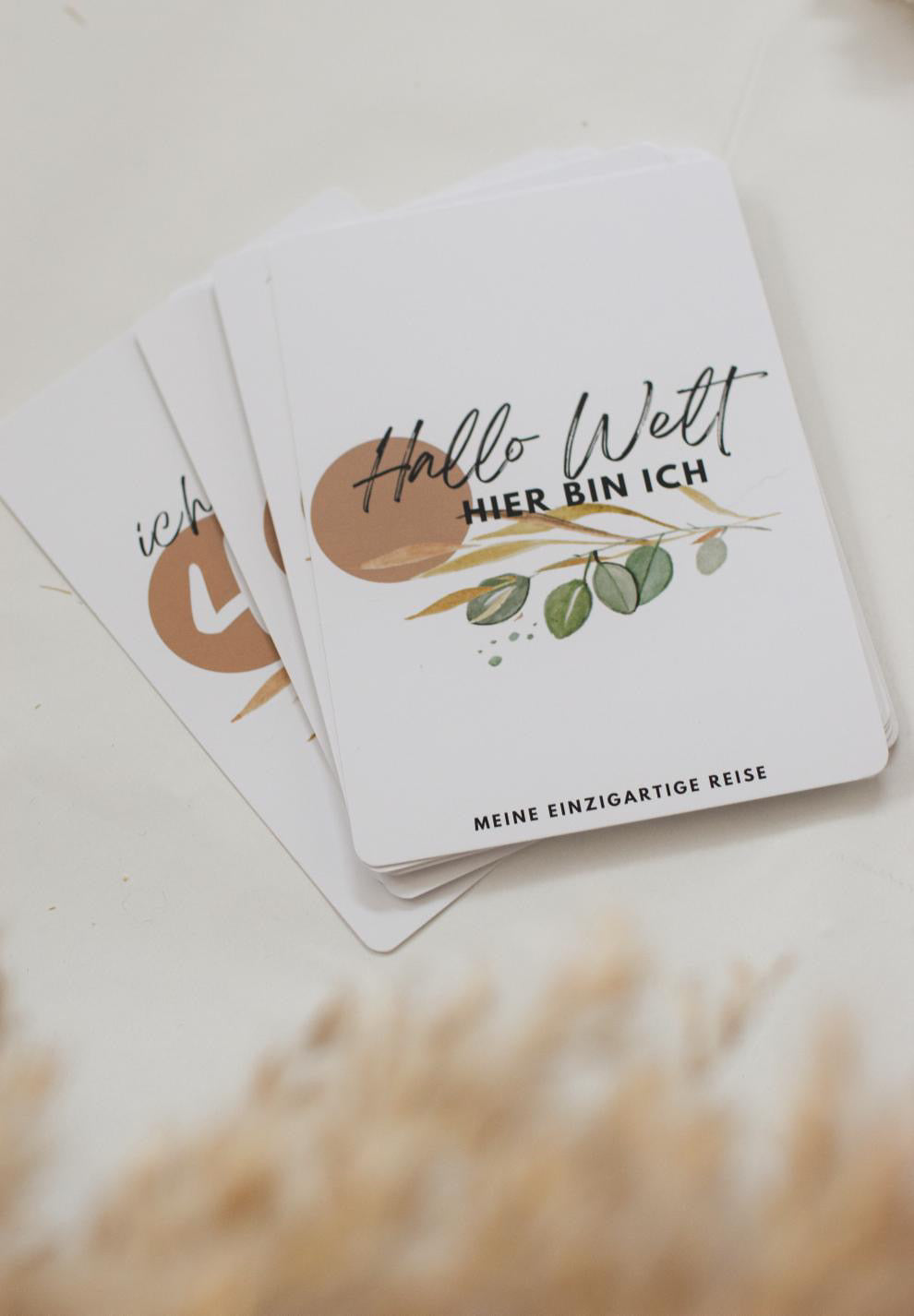 Meilenstein Karten Set 7 Jahre