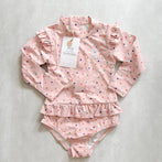 UV Anzug, Badeanzug, Swimsuit Dots Party