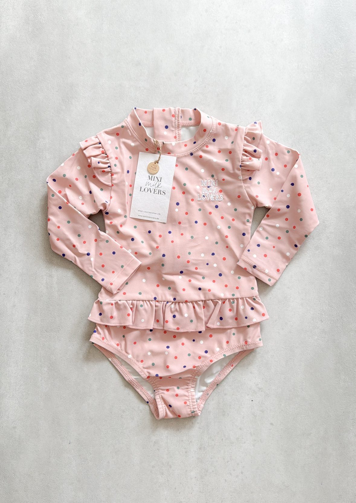 UV Anzug, Badeanzug, Swimsuit Dots Party