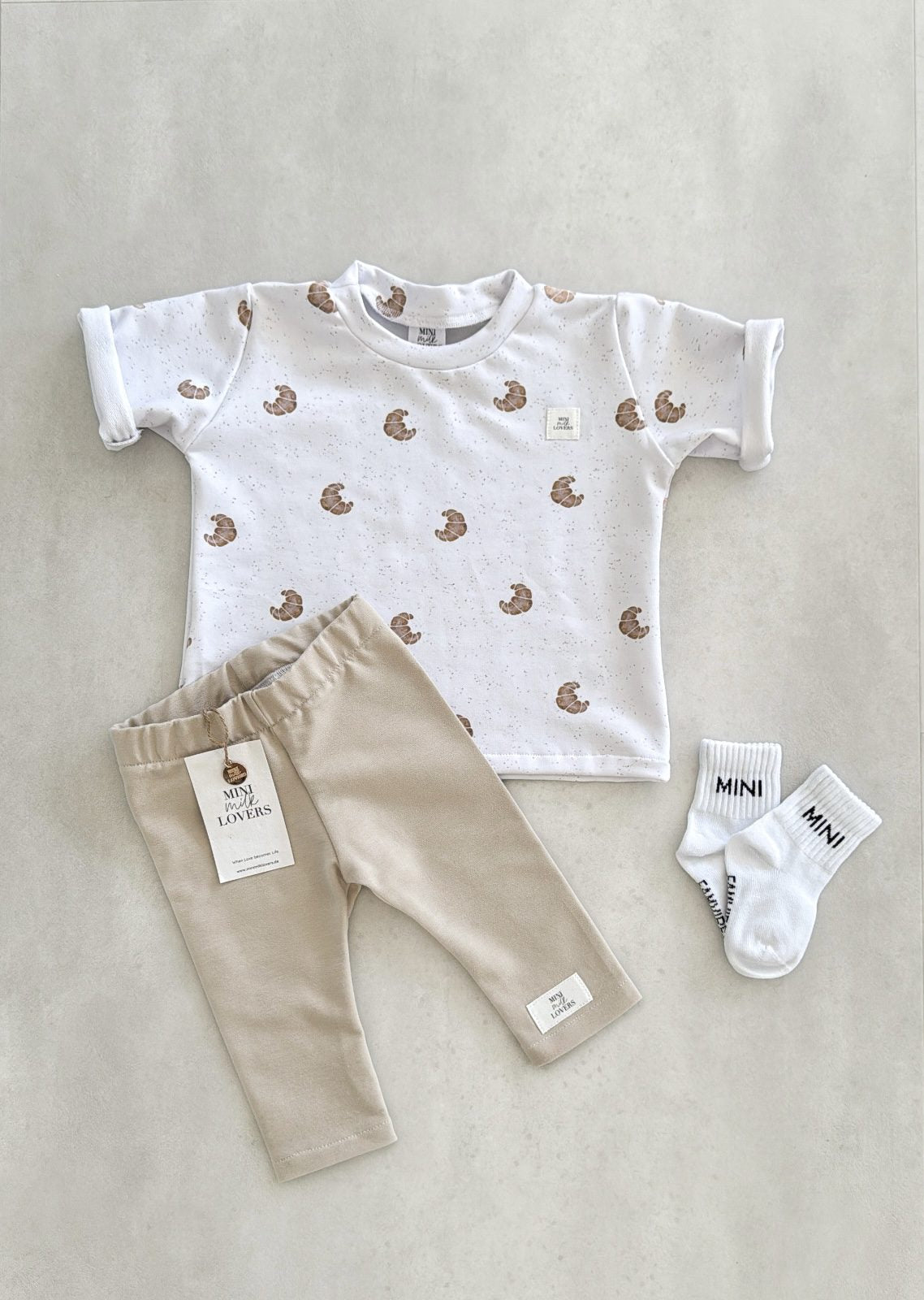 Croissant T-Shirt Offwhite