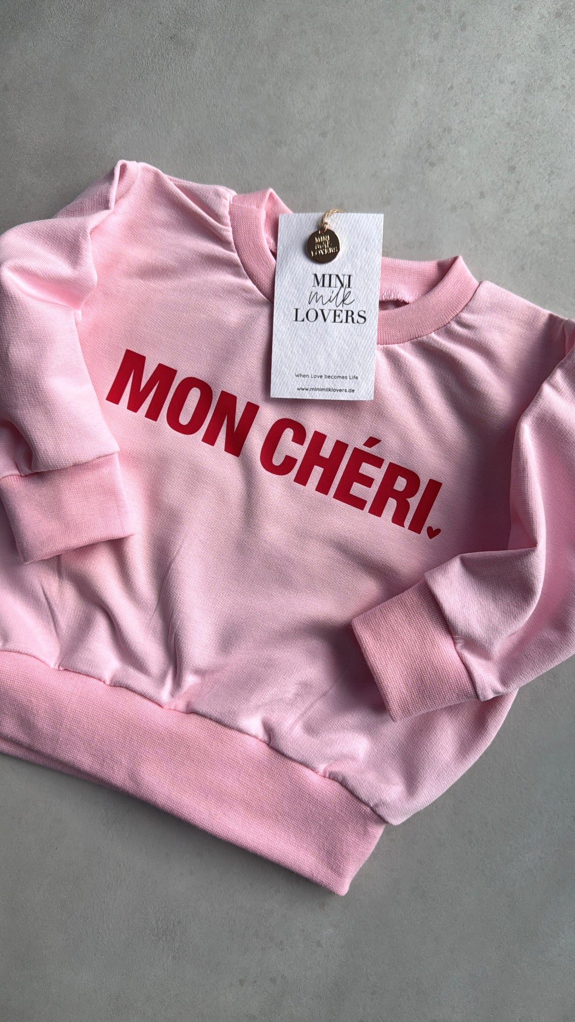 Mon Chèri - Mein Schatz Pullover in 5 Farben wählbar