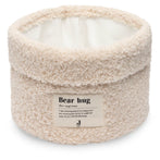 Aufbewahrungskorb Boucle - Biscuit & Naturel