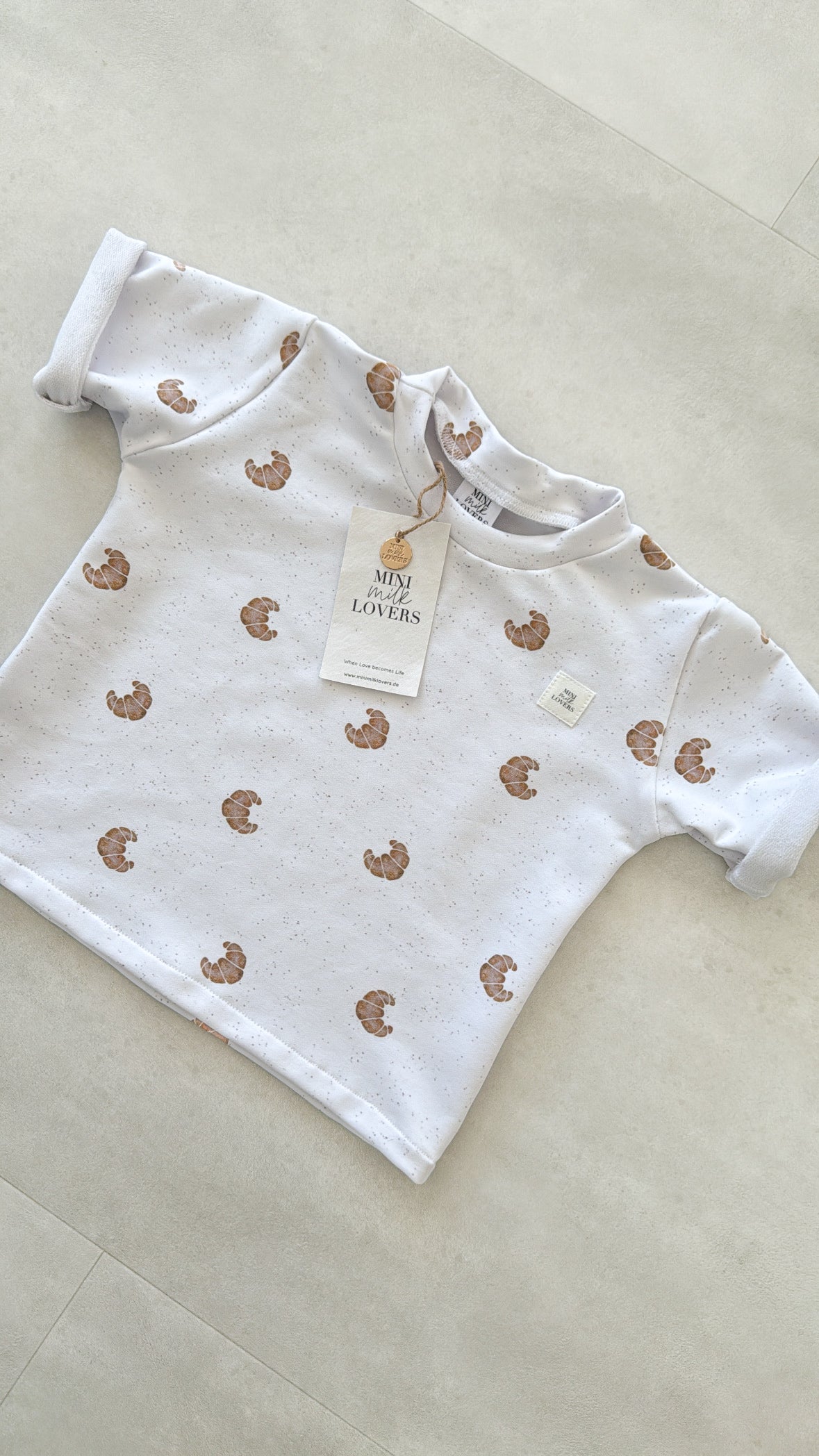 Croissant T-Shirt Offwhite