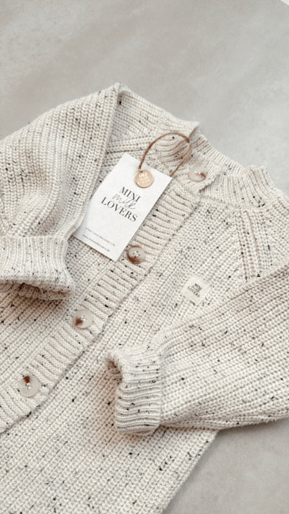 Bio Baumwoll Strick Strampler Creme