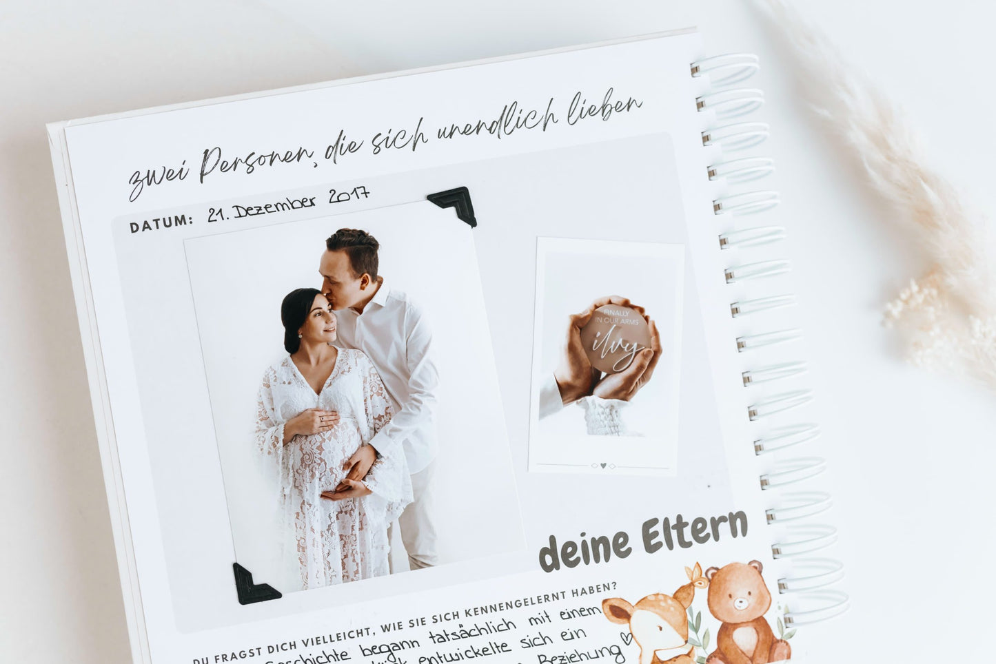 Hello little One - Erinnerungsalbum bis 7. Lebensjahr inkl. Meilensteinset