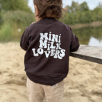 Retro Sweater in Chocolate Brown