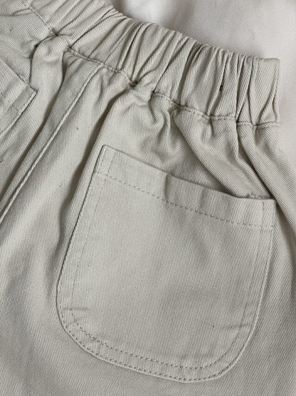 Bio Baumwoll Shorts beige