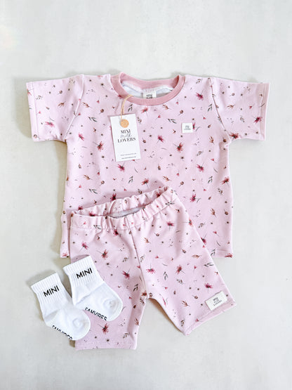 Pinky Flower Radler Leggings