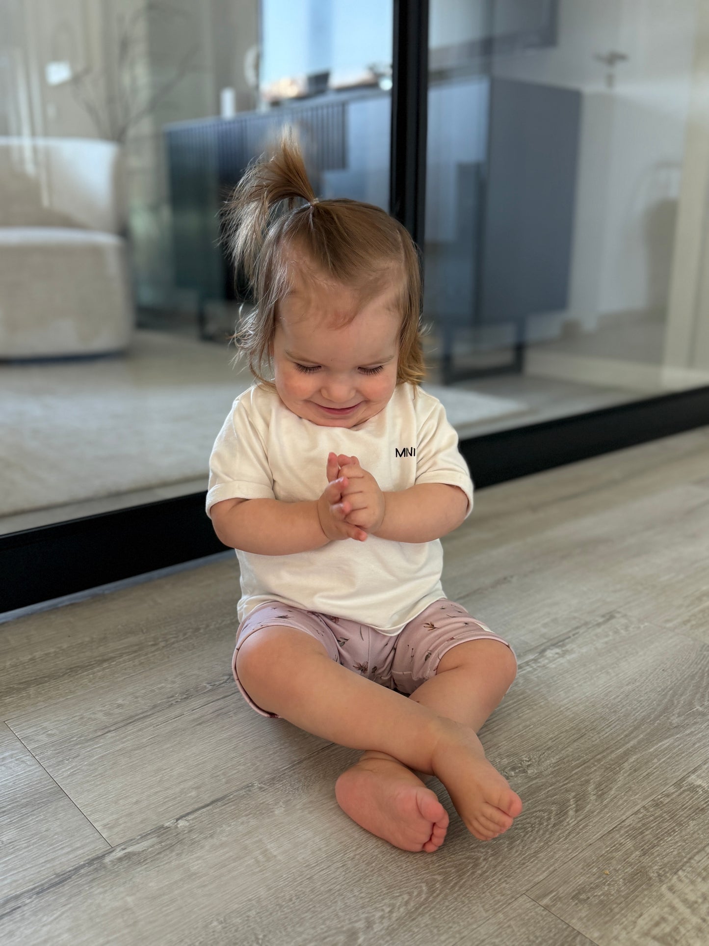 Pinky Flower Radler Leggings