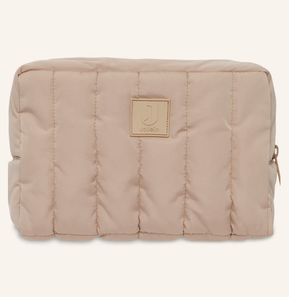 Jollein Beutel, Puffed Biscuit, Kosmetiktasche, Mini Wickeltasche