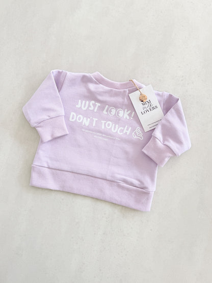 Just Look, Don´t Touch Sweater, Pullover, Flieder