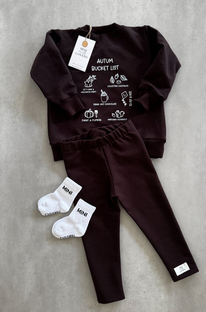 Leggings Chocolate Brown