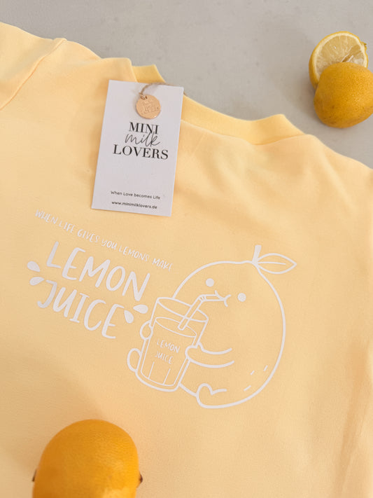 Lemon Juice T-Shirt, Hellgelb
