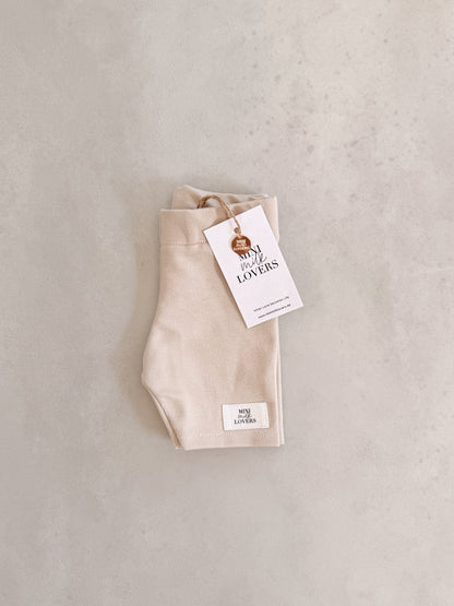 Beige Radler Hose, Leggings