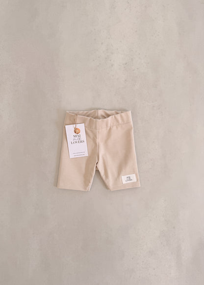 Beige Radler Hose, Leggings