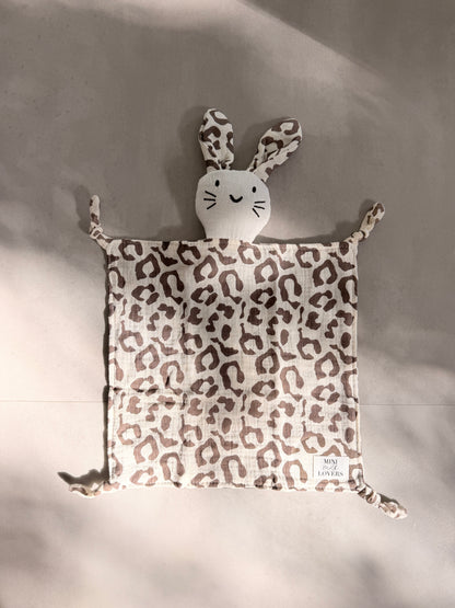 Bunny cuddly toy muslin