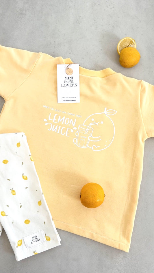 Lemon Juice T-Shirt, Hellgelb