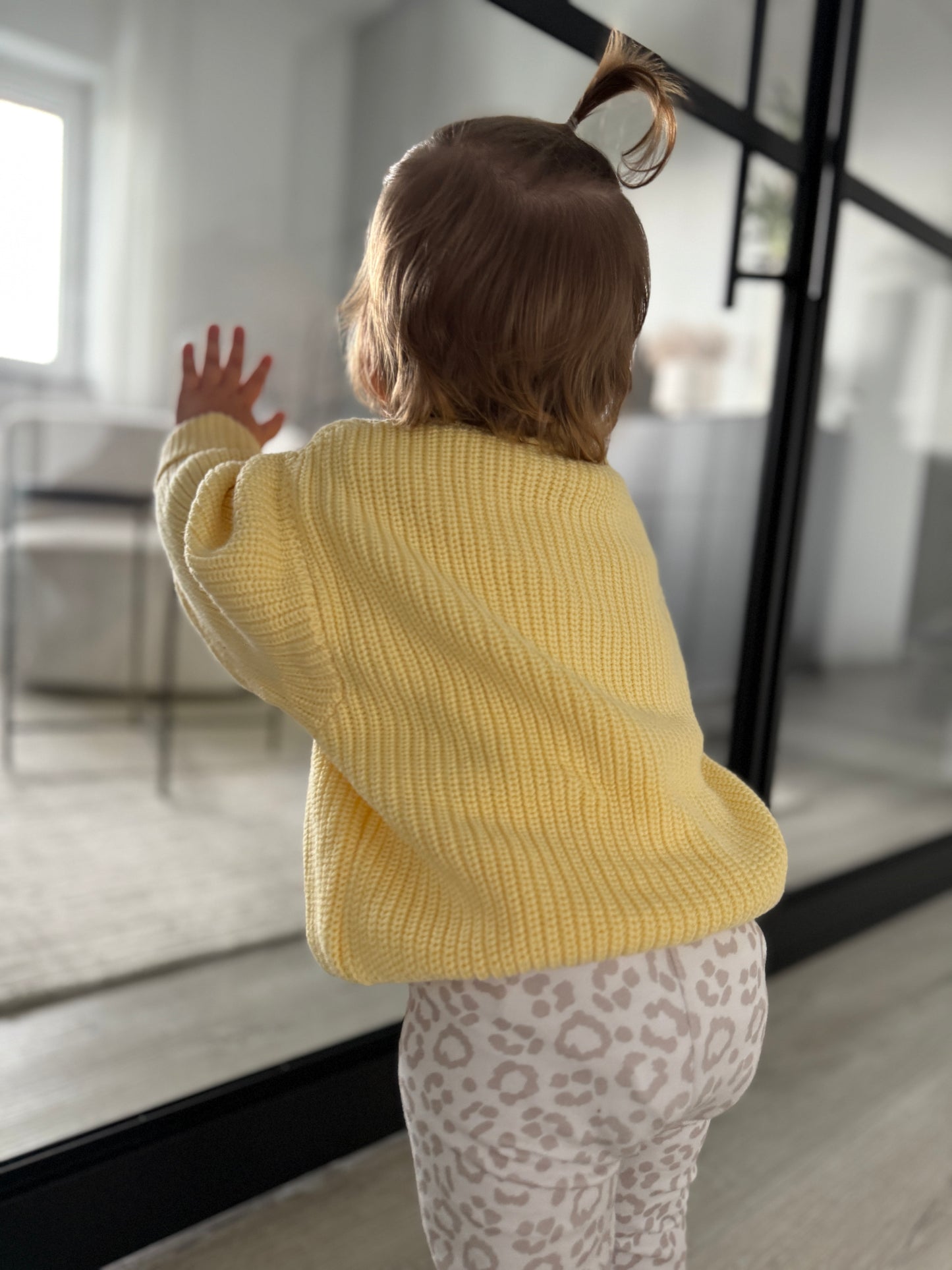 Bio Baumwoll Strickpullover Lemon