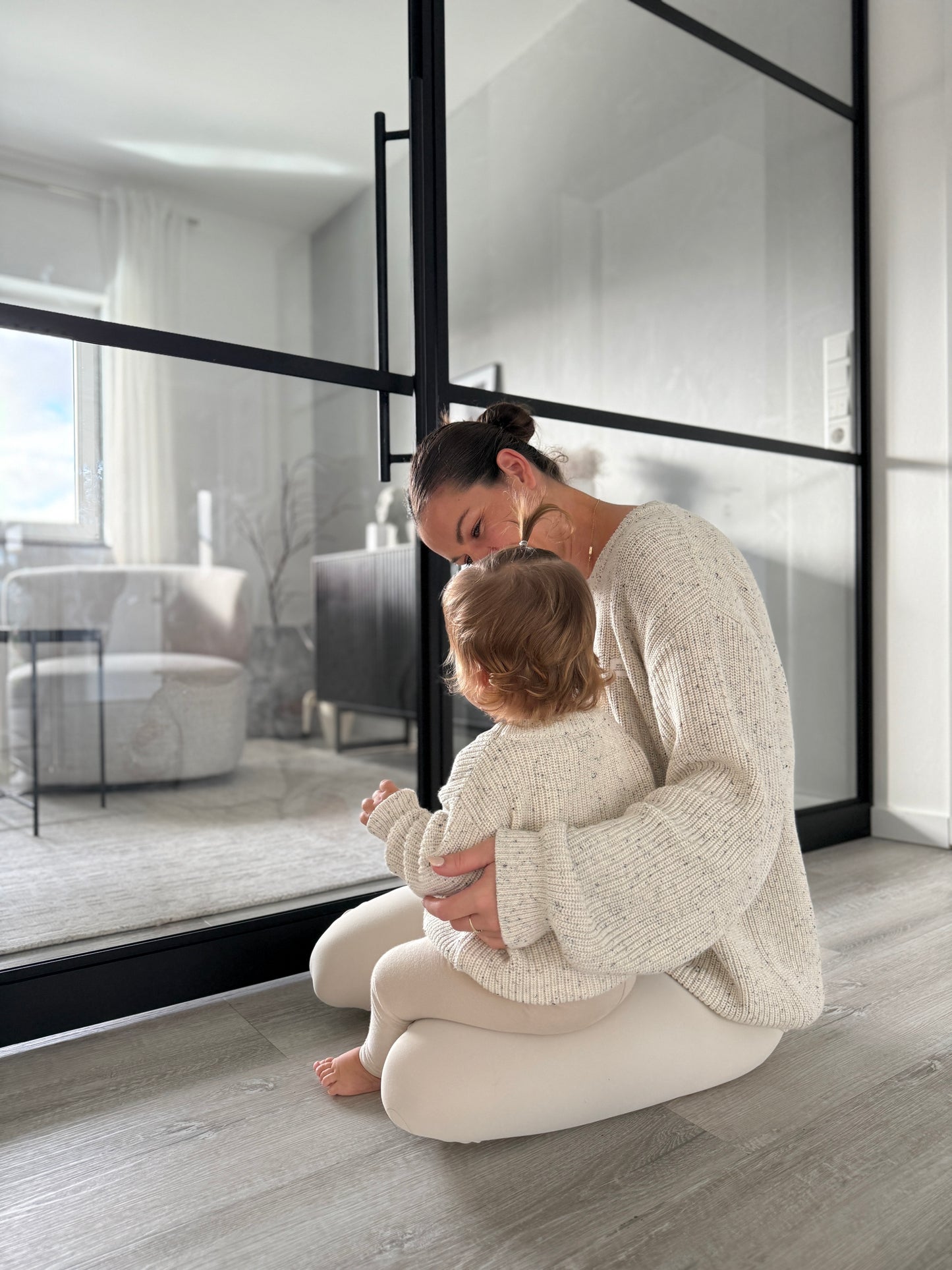 Organic cotton knit sweater for adults (Mommy &amp; Daddy)