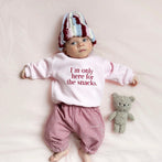 I´m only here for the snacks Sweatshirt, Pullover, Famvibes