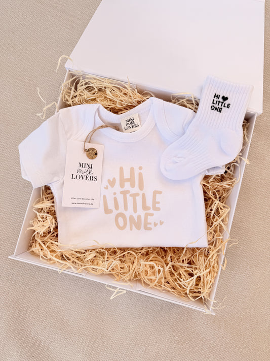 Geschenkbox Hi Little One (Bio Baumwolle)