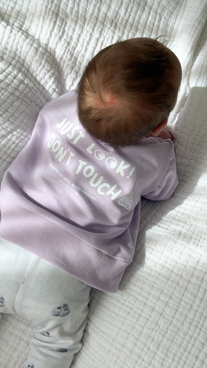 Just Look, Don´t Touch Sweater, Pullover, Flieder