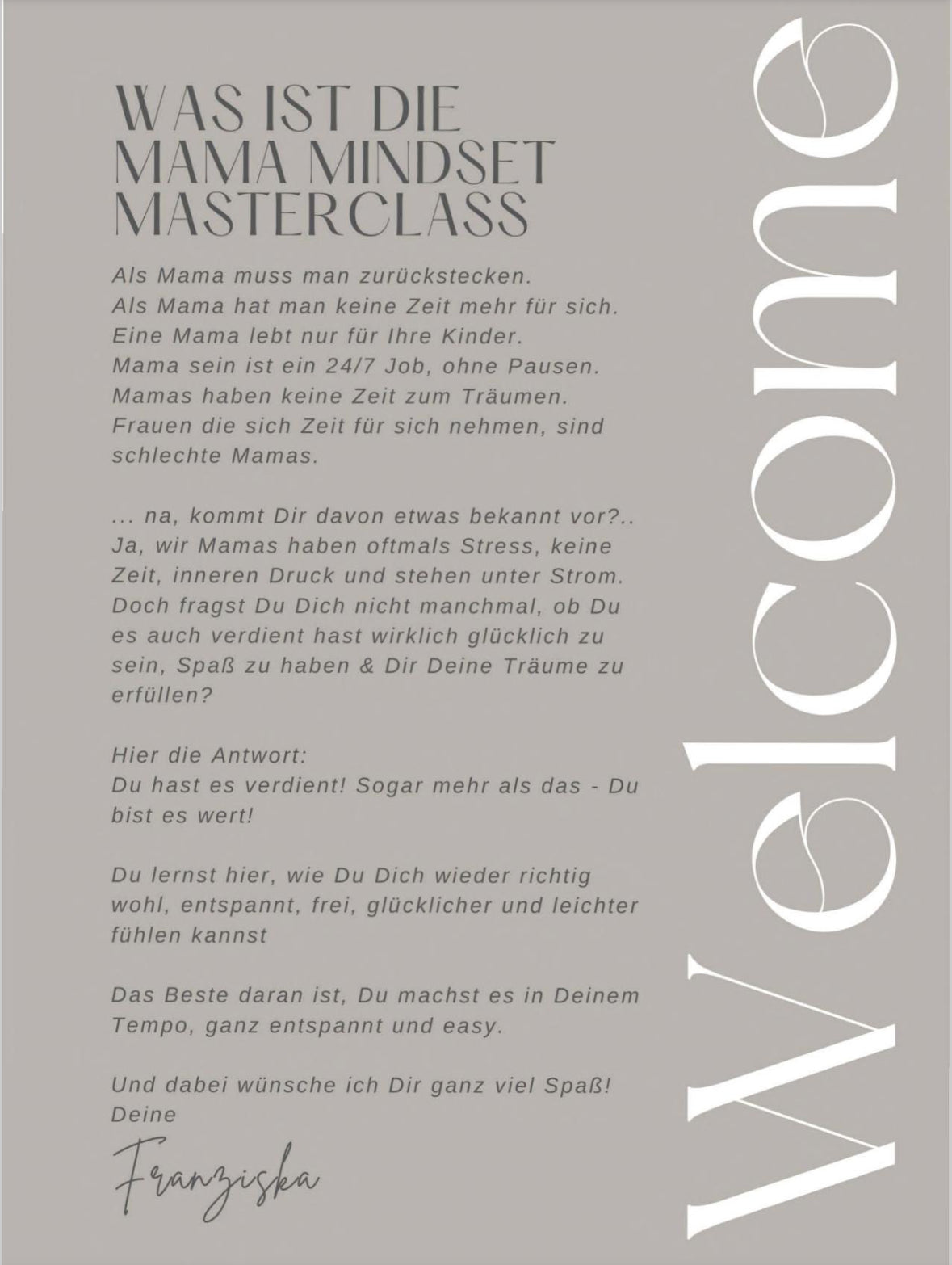 Mama Mindset Masterclass Buch