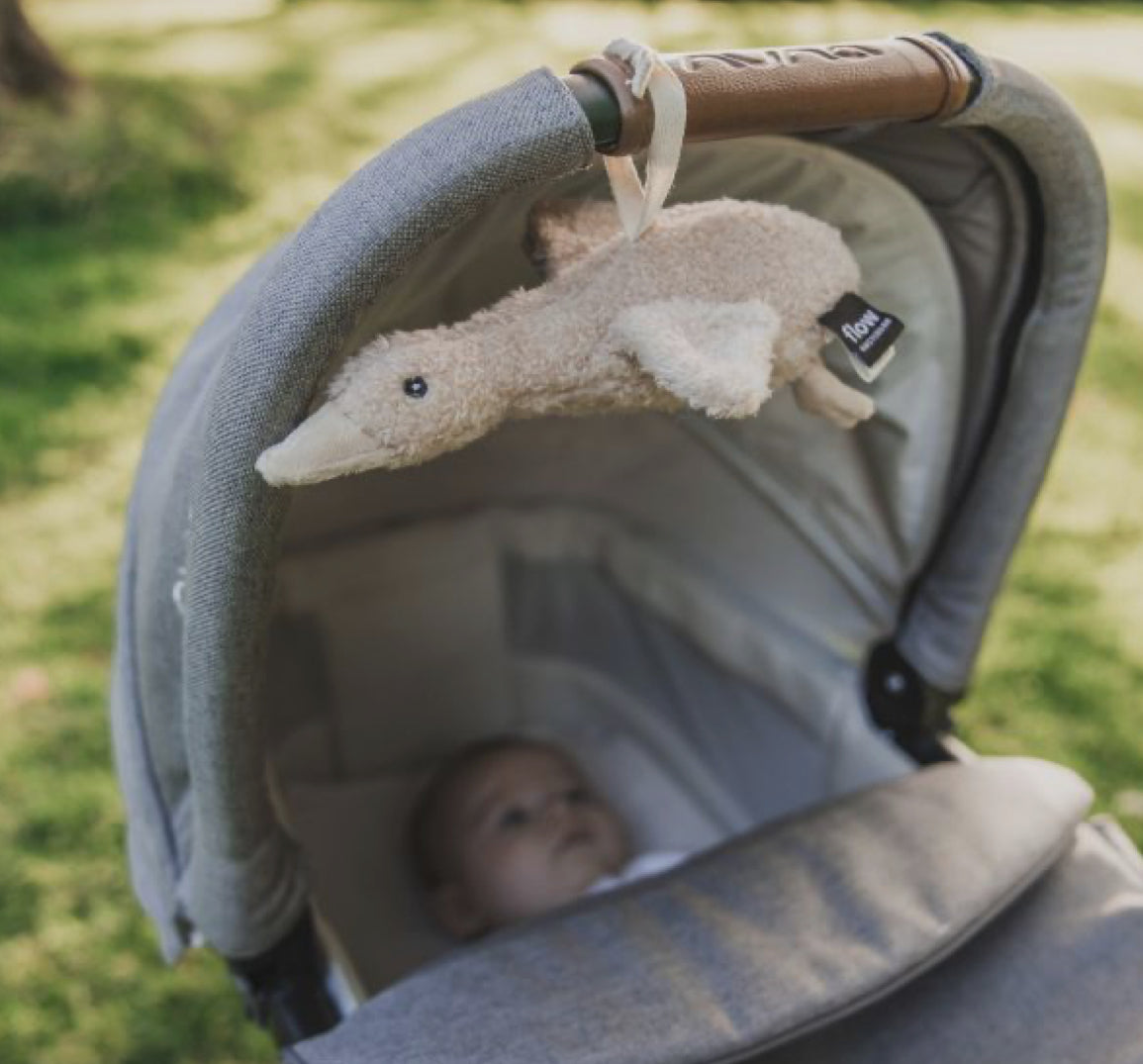 Flow Amsterdam Liva Gans (oat) Comforter on the go