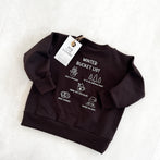 Winter Bucket List Sweater in Chocolate Brown