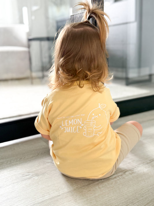 Lemon Juice T-Shirt, Hellgelb