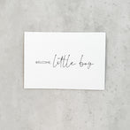 Welcome little Boy - Karte