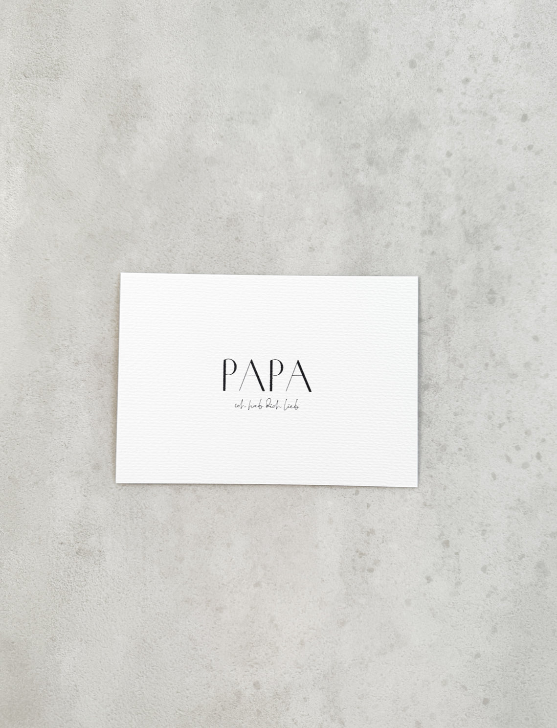 Papa ich hab Dich lieb