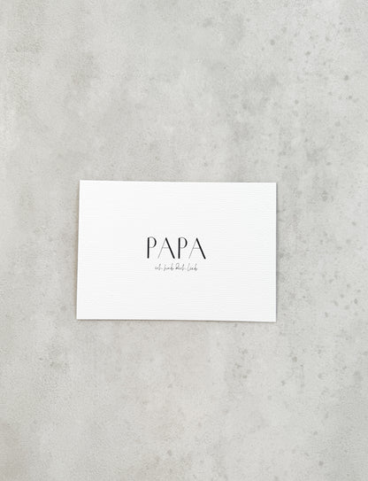 Papa ich hab Dich lieb