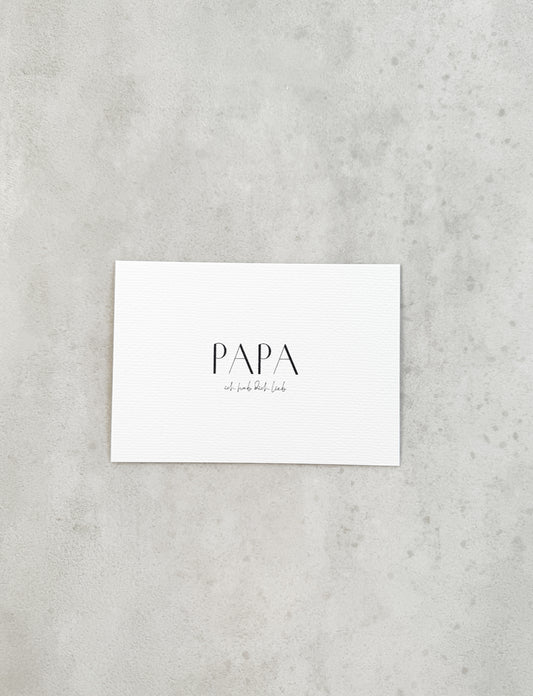 Papa ich hab Dich lieb