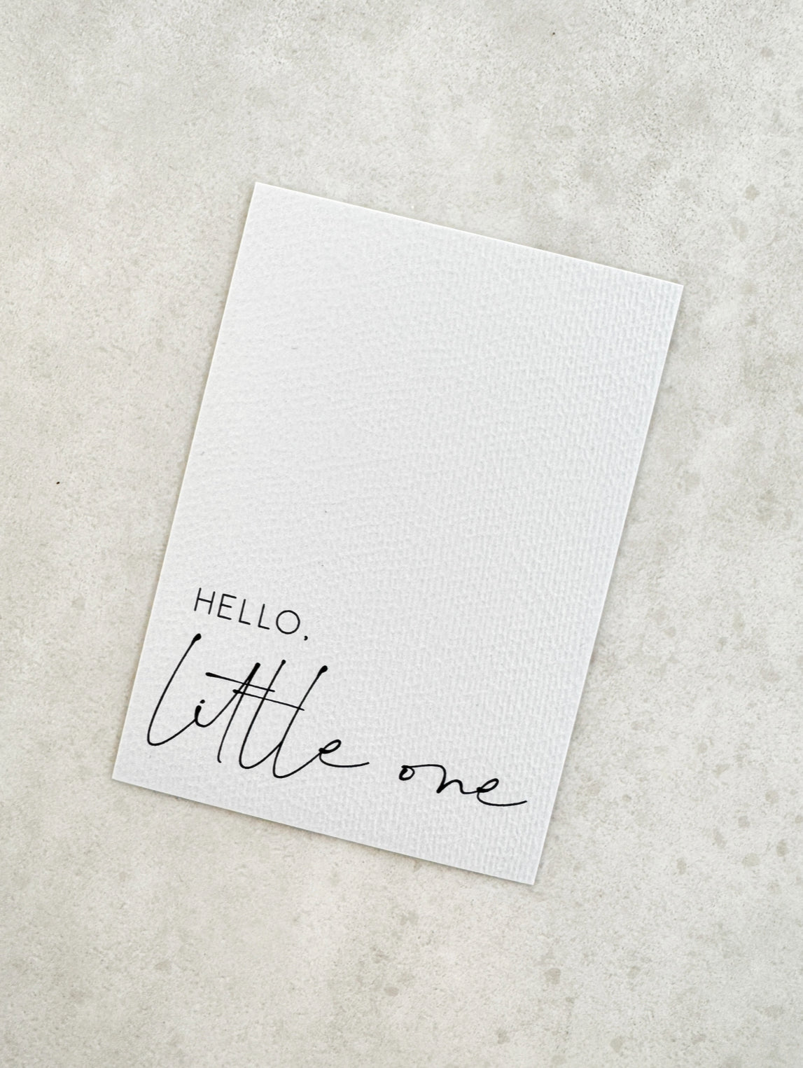 Hello little One - Karte