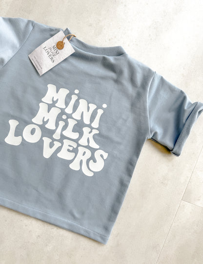 Retro T-Shirt Pastellblau