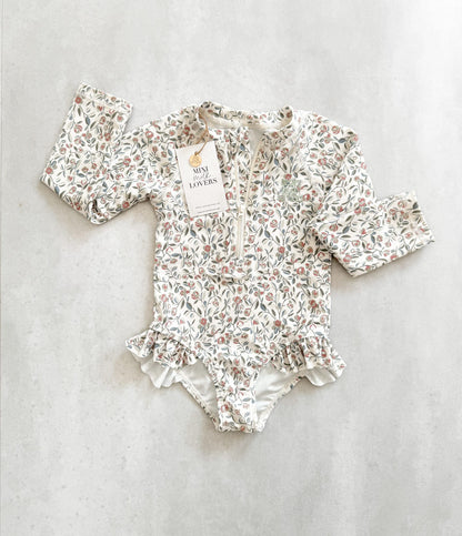 UV Anzug, Badeanzug, Swimsuit Flora