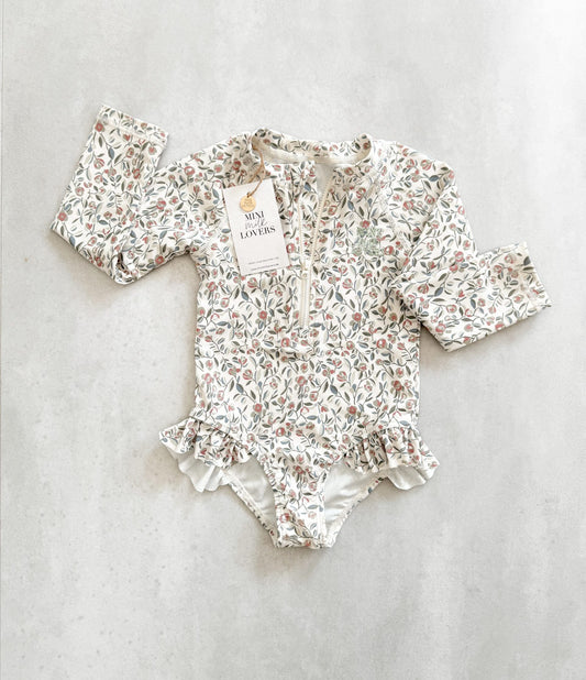 UV Anzug, Badeanzug, Swimsuit Flora