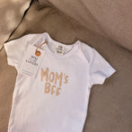 Organic cotton short-sleeved bodysuit