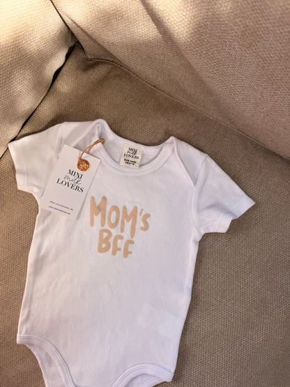 Organic cotton short-sleeved bodysuit
